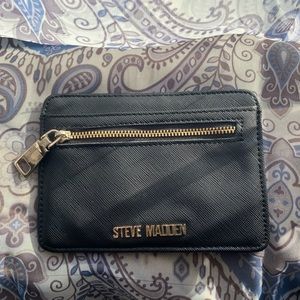 Black Steve Madden Wallet / Card holder